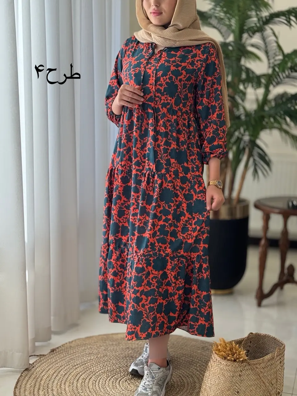پیراهن فلور کد2008