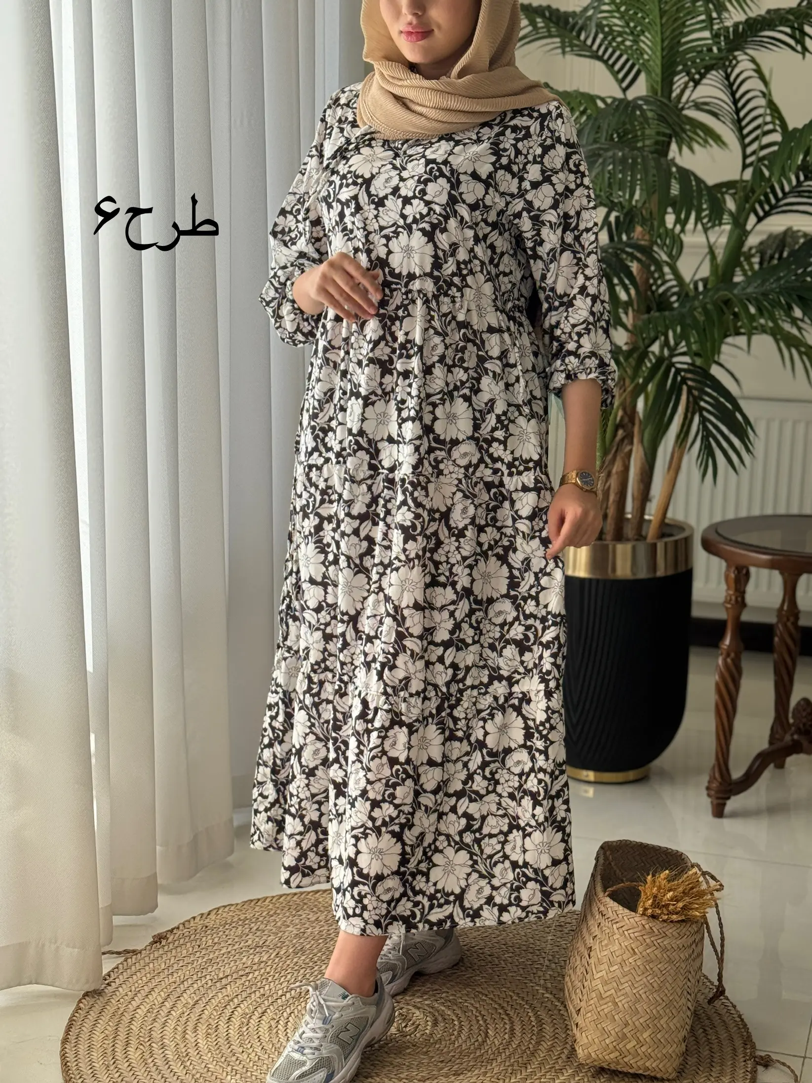 پیراهن فلور کد2008