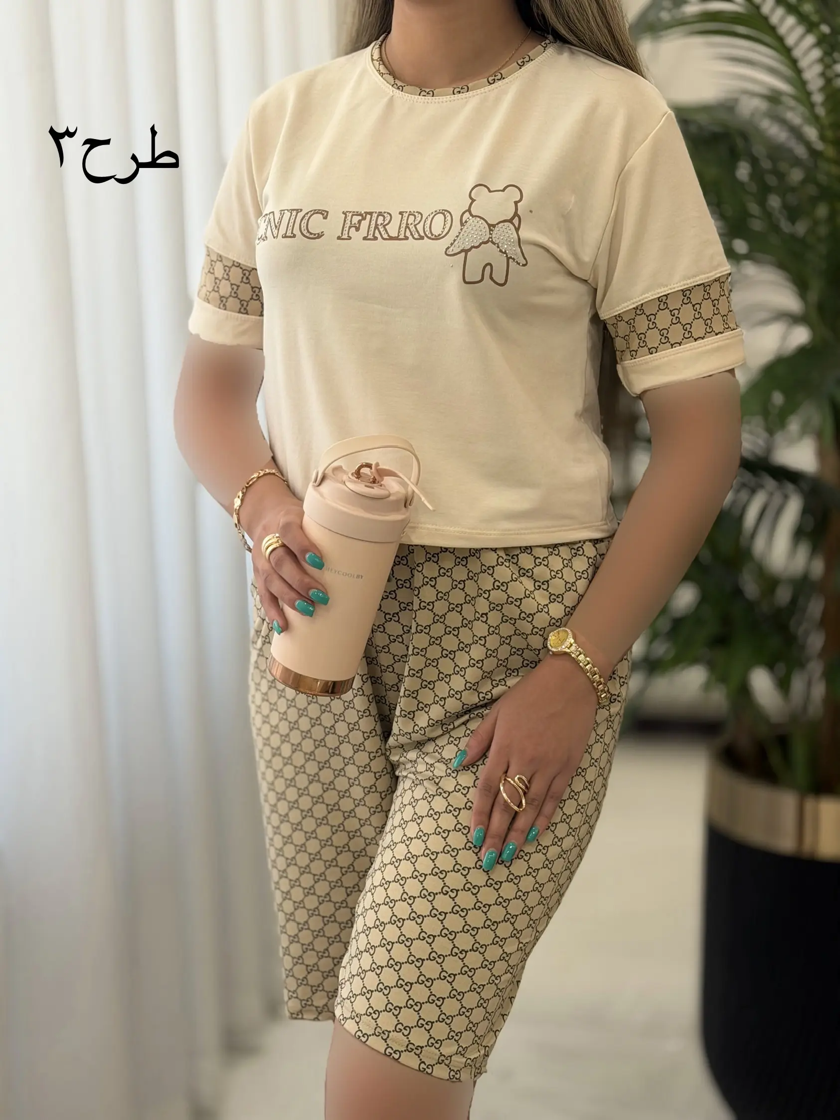 ست کراپ شورتک کد2321