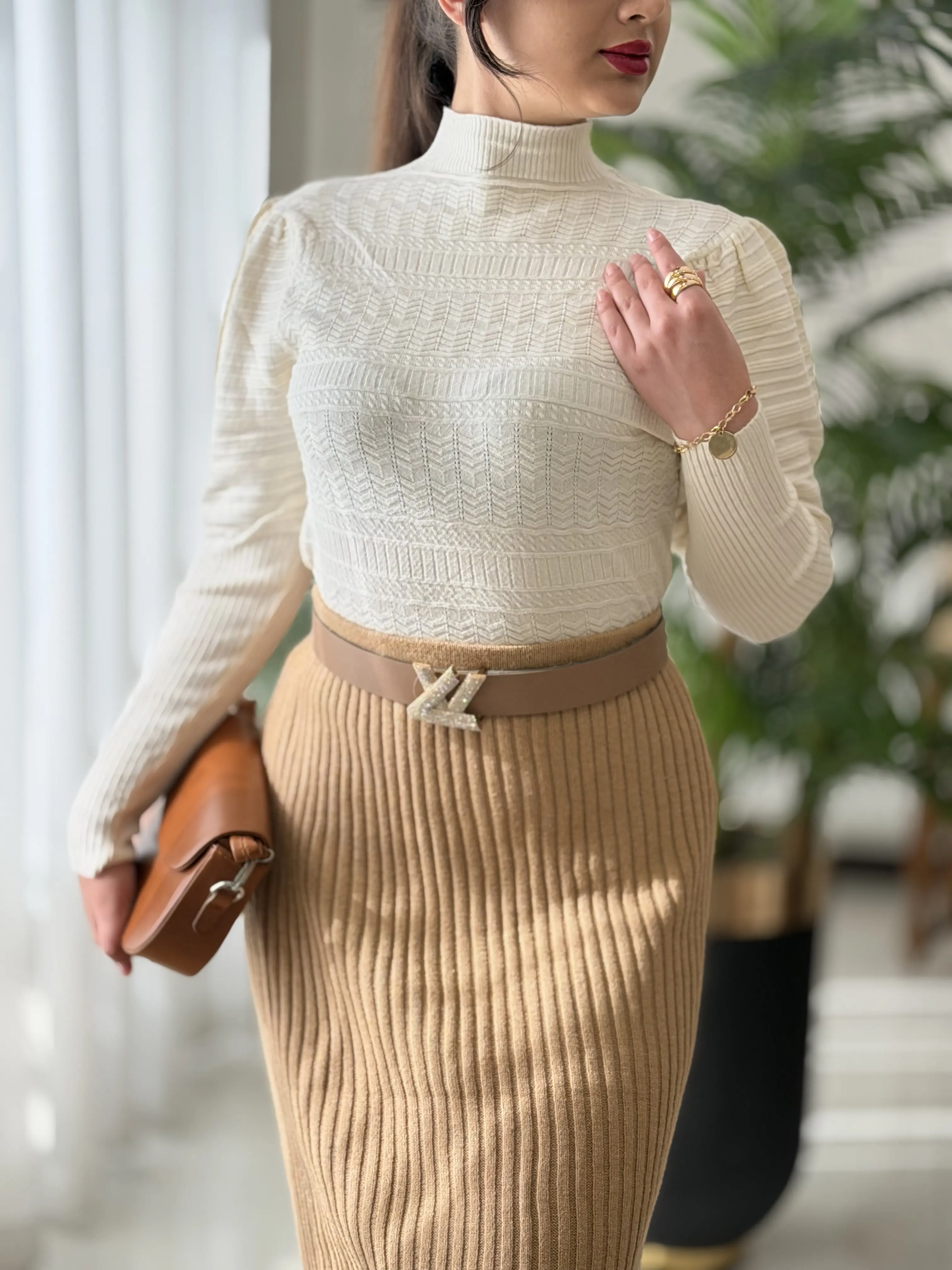 بافت آستین پفی کد2297