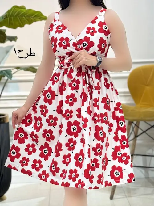 پیراهن زنانه ساده حریر
