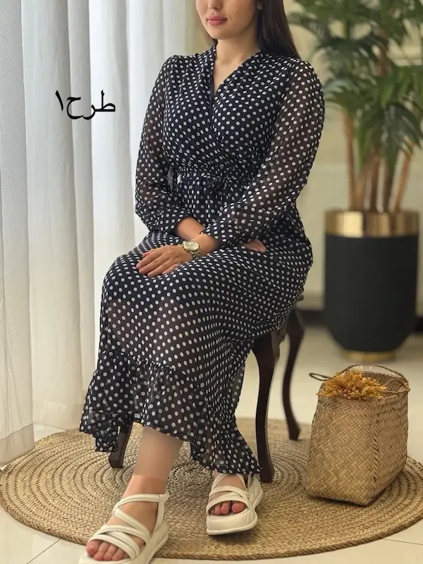 پیراهن زنانه نخی