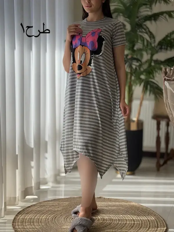 پیراهن زنانه نخی